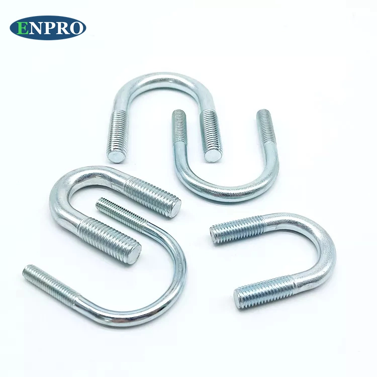 M6 M8 M10 M12 Metal Galvanized Carbon Steel Supplier U Type U-Bolt